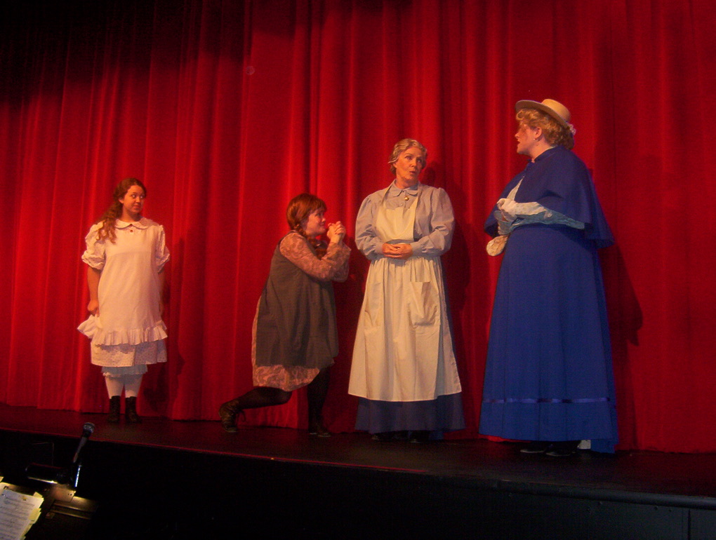 Blair as Anne Shirley in Anne of Green Gable at the Stirling Festival Theatre