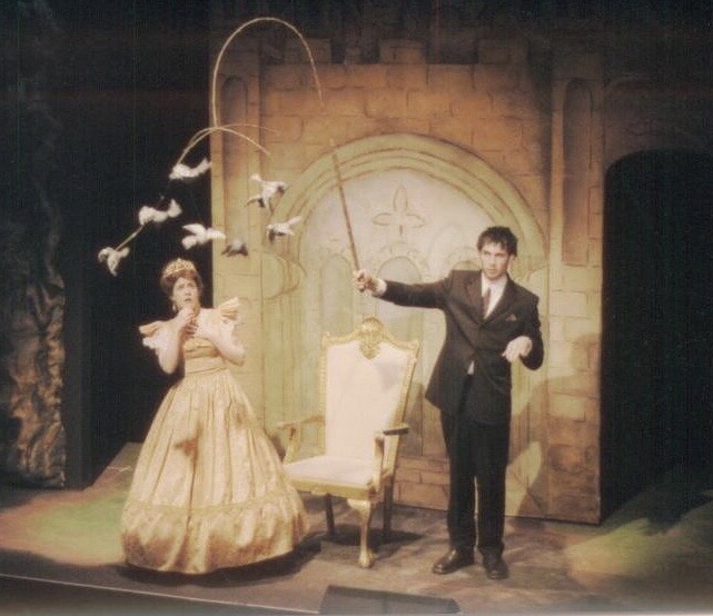 Blair Irwin and Matthew Landon in Into the Woods at Theatre Sheridan